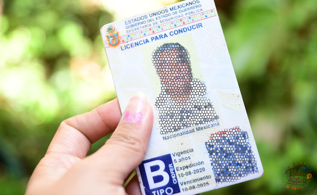 Licencia de conducir de guerro tipo b chofer