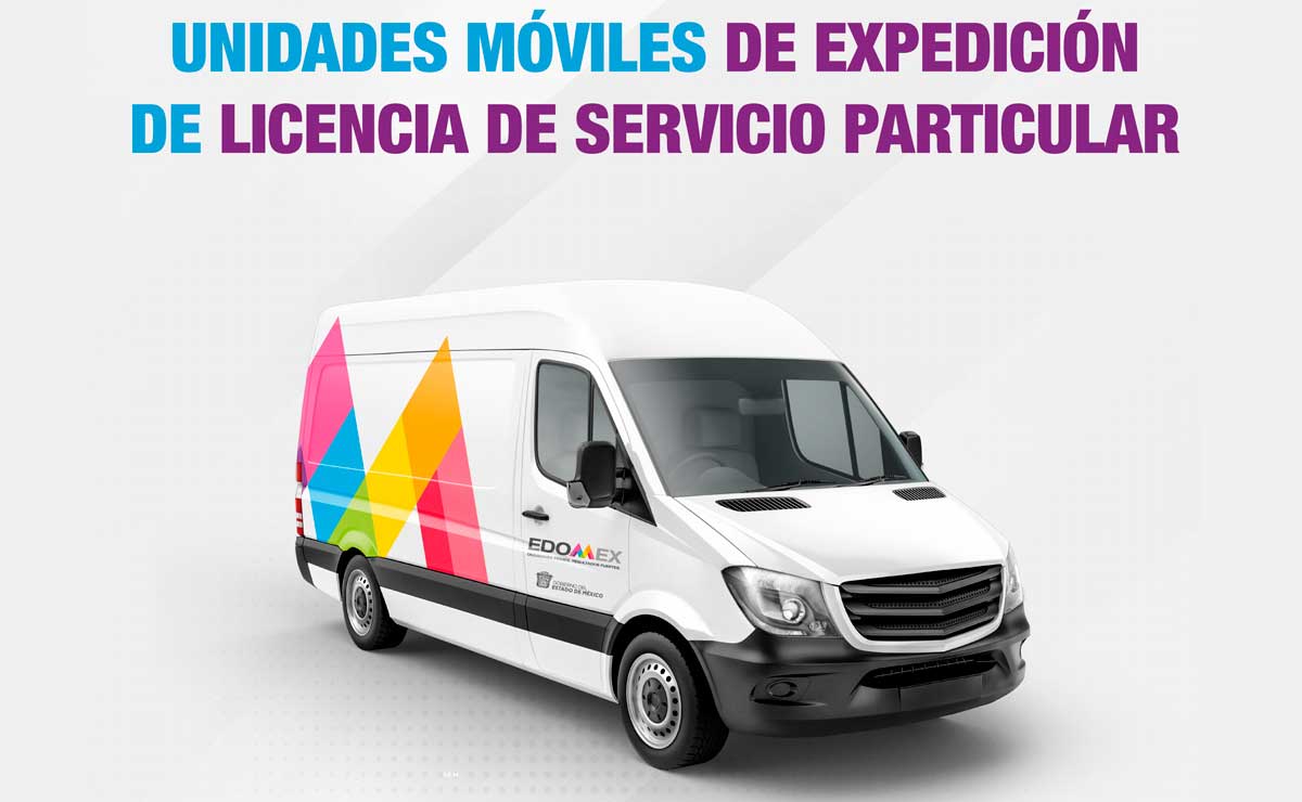 Licencia de conducir Edomex en unidades moviles