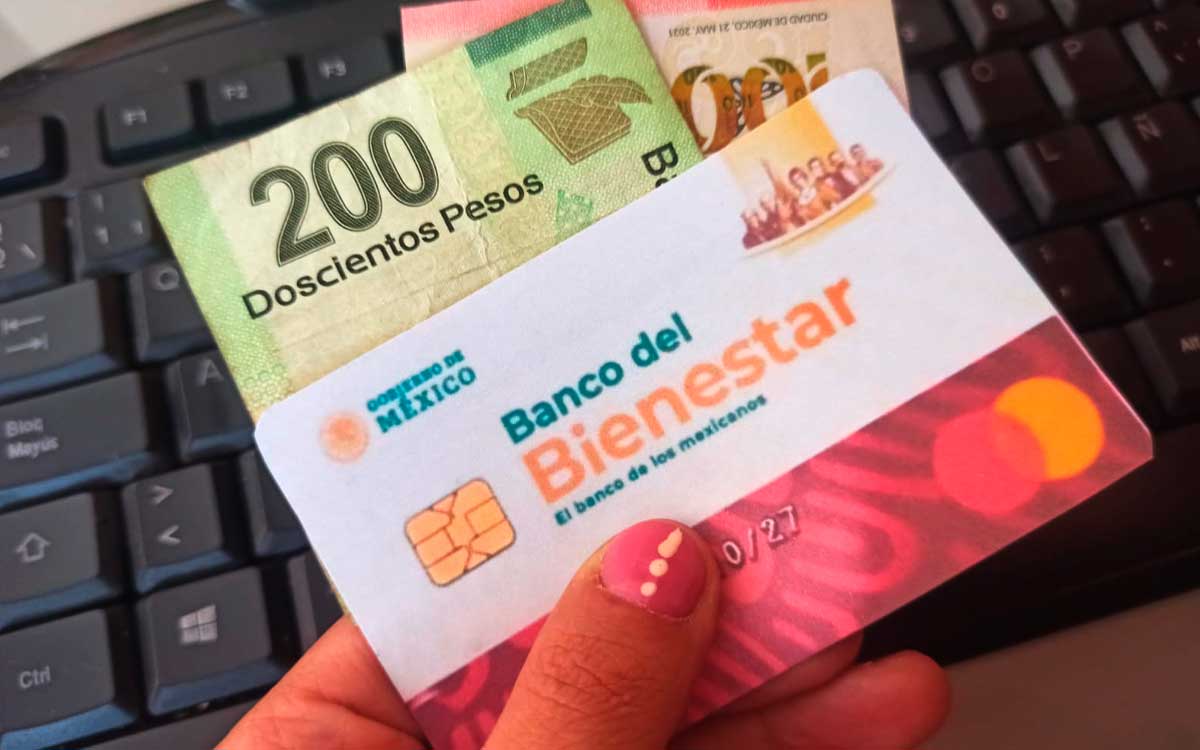 tarjeta con pago pensión bienestar 2023