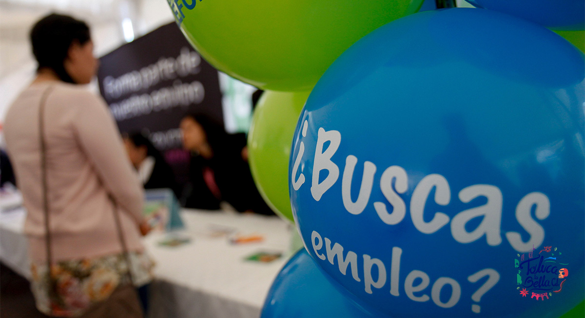 Adornos en la Feria del Empleo