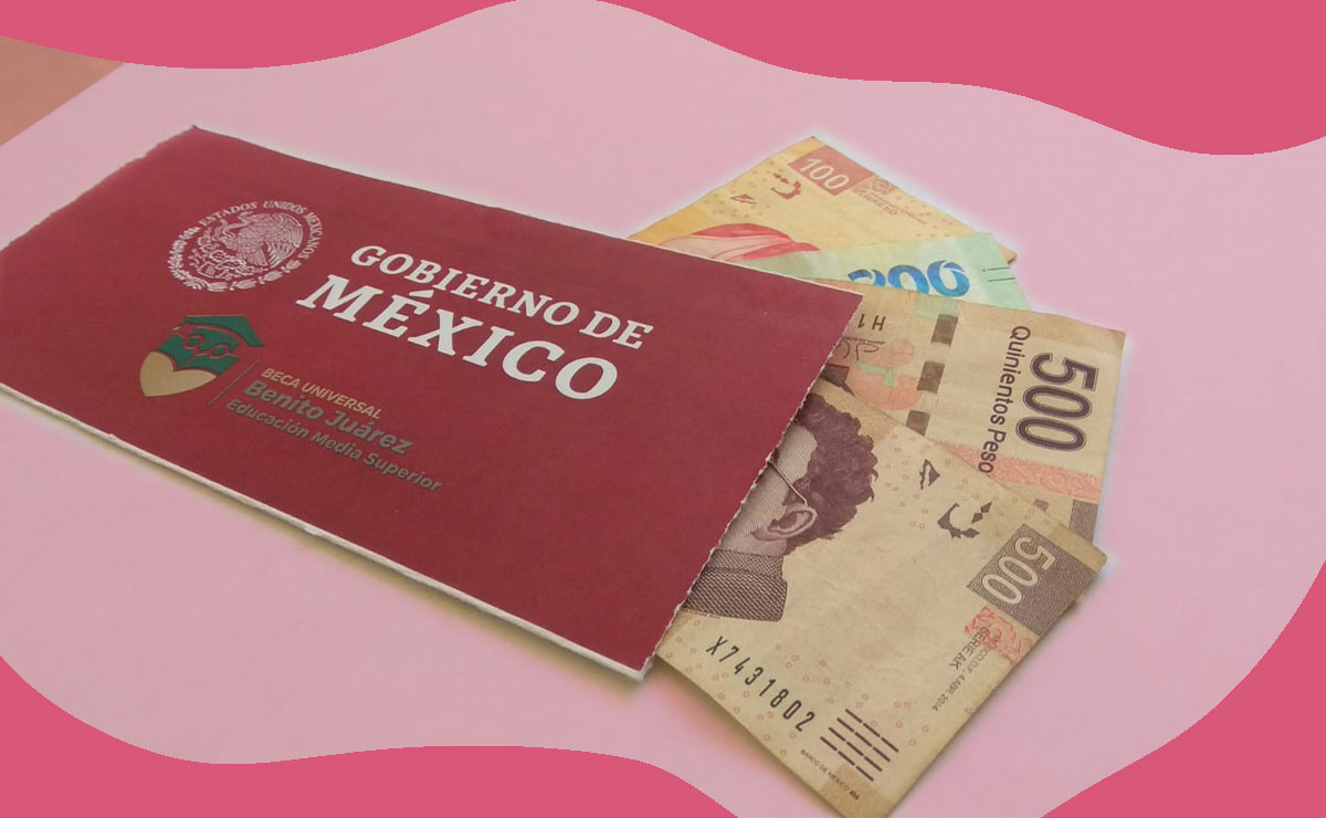 Sobre con el pago de becas Benito Juárez 2023