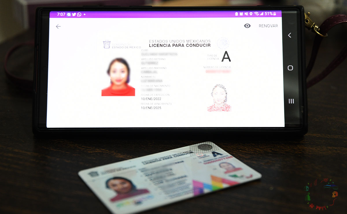 Licencia de conducir digital en Edomex 2023