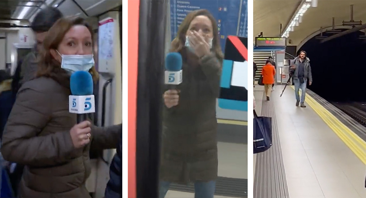 Camarógrafo Metro de Madrid