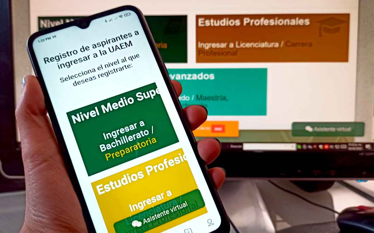 plataforma para hacer registro a examen de admision uaemex 2023