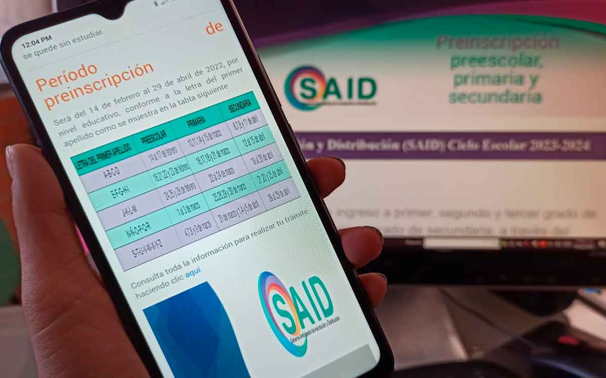 pagina para hacer preinscripcion said 2023 a preescolar en edomex