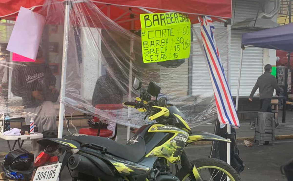 Barbería en calle de Santos Degollado Toluca