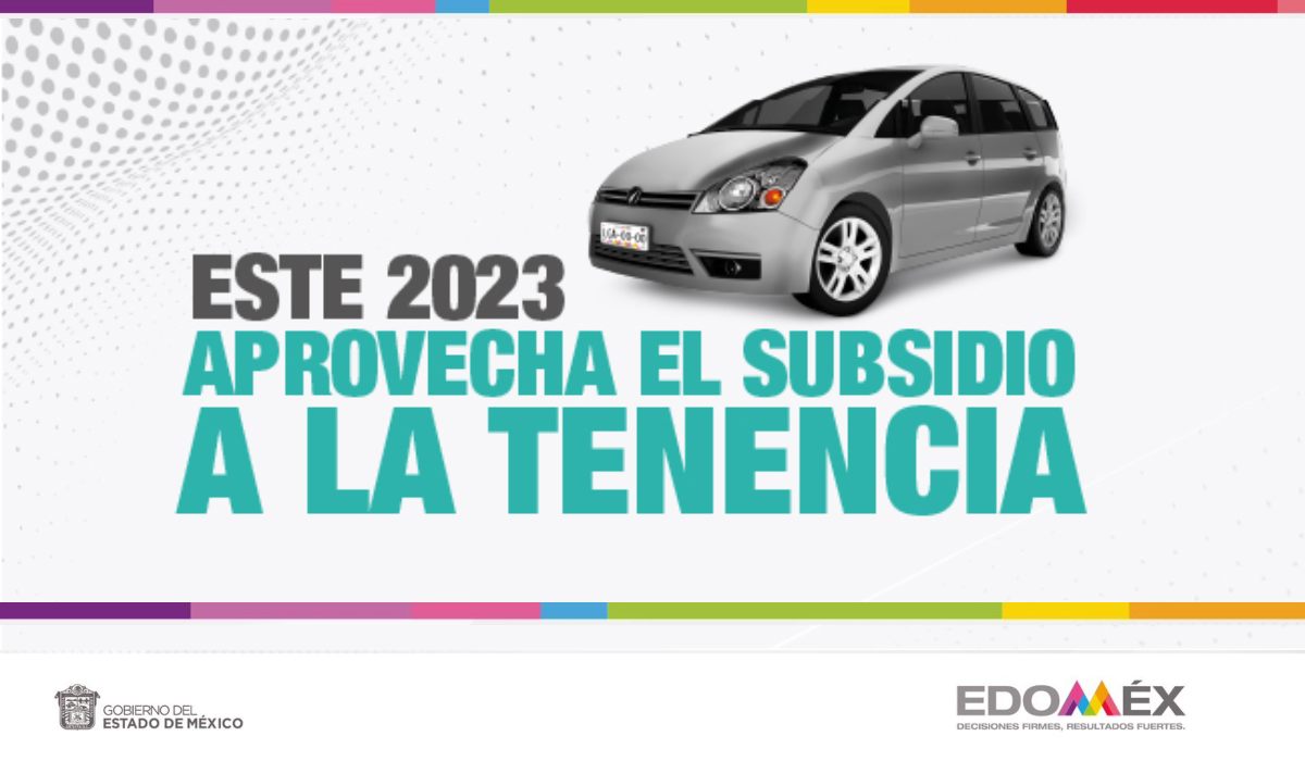 pago tenencia Estado de México 2023