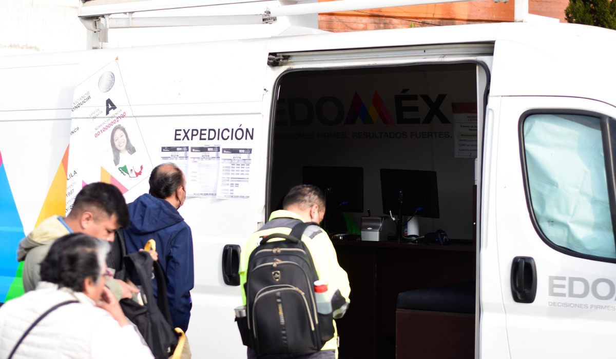 unidades móviles licencia de conducir EdoMéx