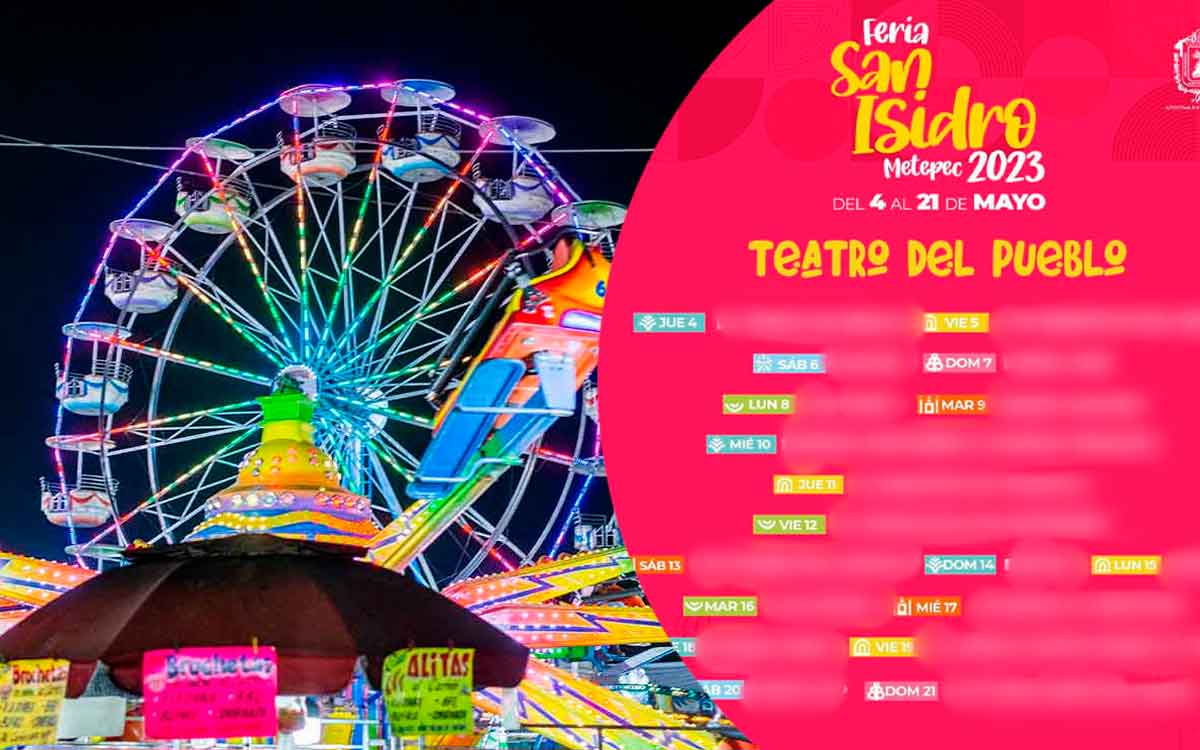 posible cartelera oficial feria de metepec 2023