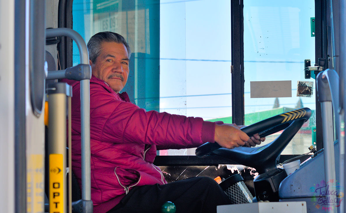 Chófer de transporte público Edomex
