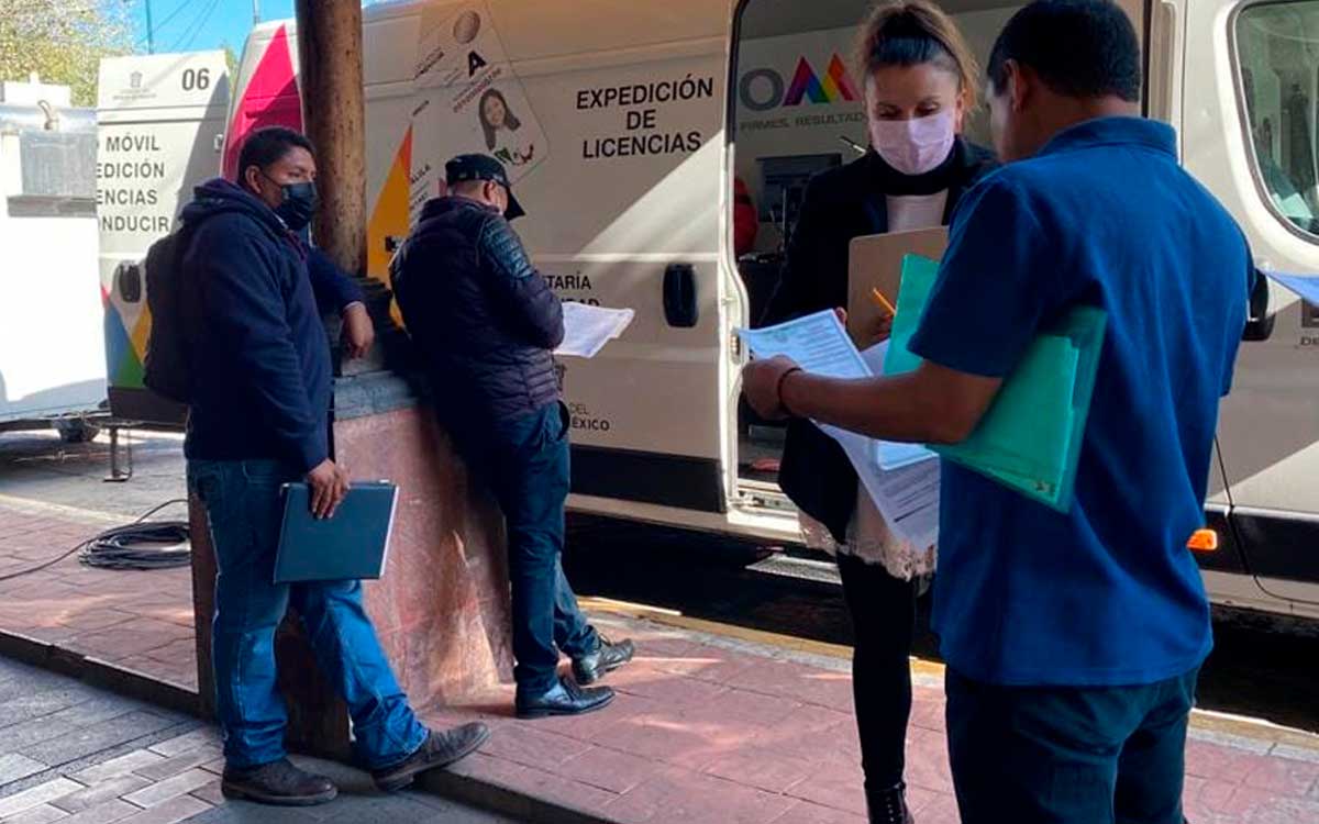 ubicacion de la unidad movil de licencia de conducir edomex 2023 en toluca 13 al 17 de marzo