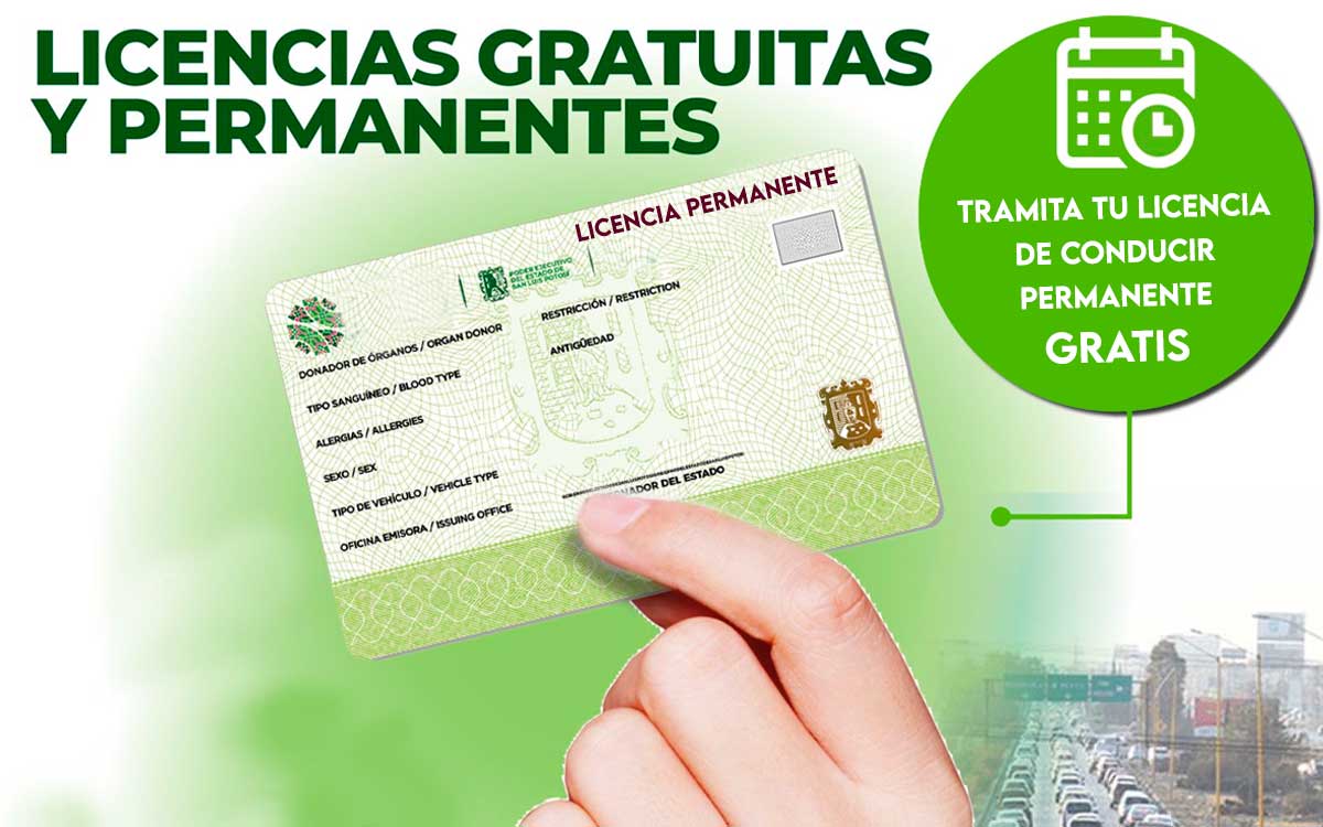 licencia de conducir permanente 2023 gratis