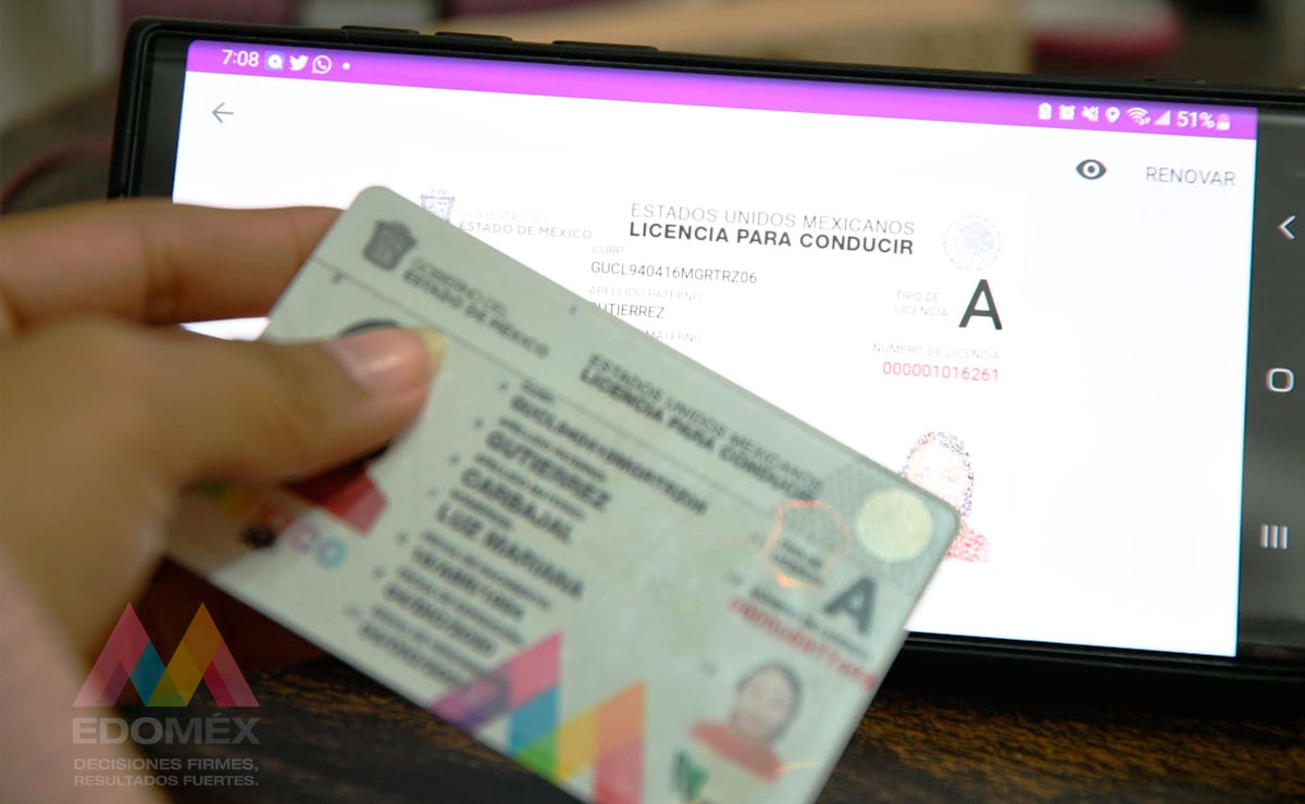 Pasos para renovar licencia de conducir Edomex en línea por internet