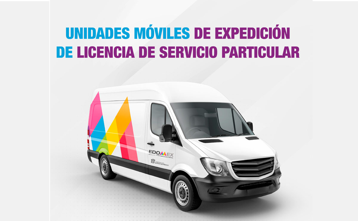 unidades móviles licencia de conducir edomex