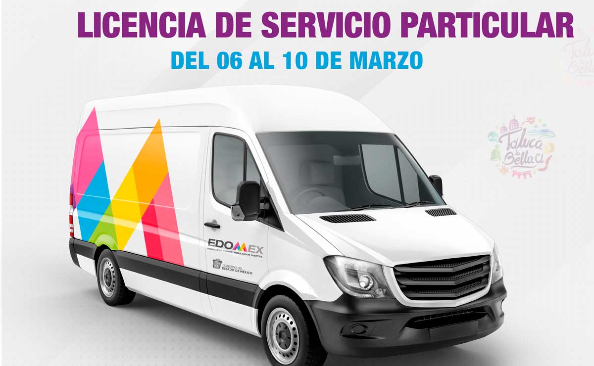 Ubicación de las unidades móviles para tramitar la licencia de conducir en Edomex del 6 al 10 de marzo