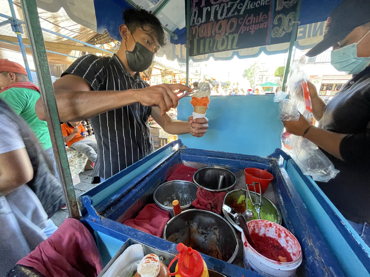 Imagen de helado por feria de la nieve