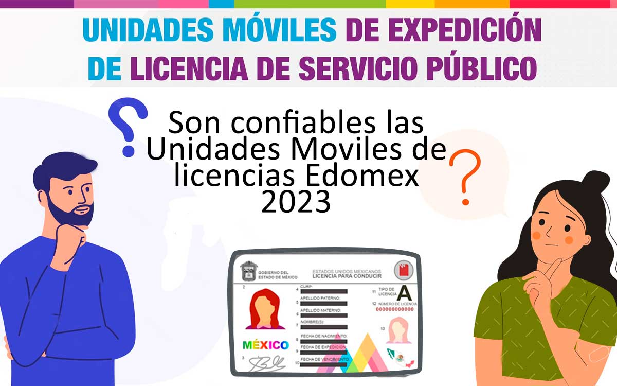 licencia de conducir edomex 2023 en unidad movil