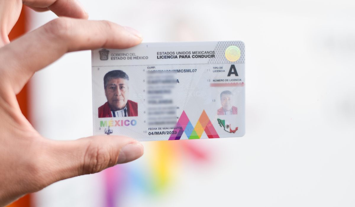 ejemplo de una Licencia tipo “A” Estado de México