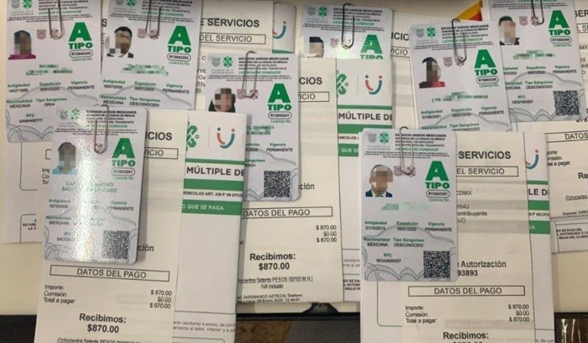 Ejemplos de la trámite licencia de conducir permanente en ña CDMX 2023