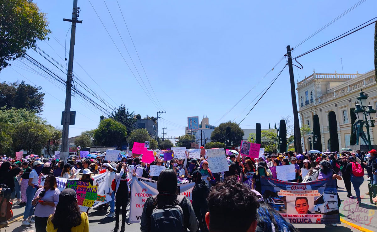 Marcha del 8M en Toluca