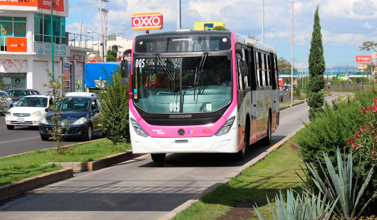 En el transporte del Edoméx hay autobuses de uso exclusivo los llamados Mexibús Rosa, ¿sabes quiénes pueden usarlos?, ¿sus horarios?