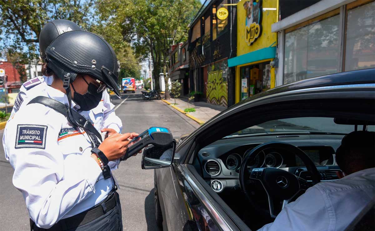 Multa por conducir sin licencia de conducir en edomex y cdmx