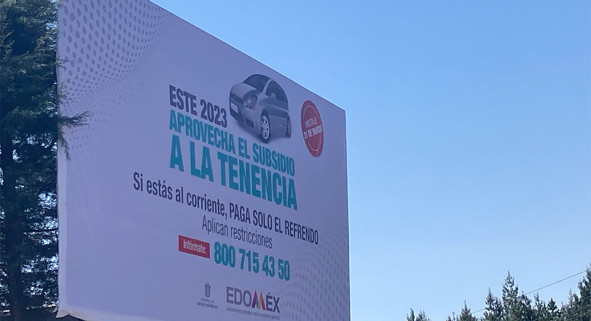 Espectacular pago de tenencia edomex