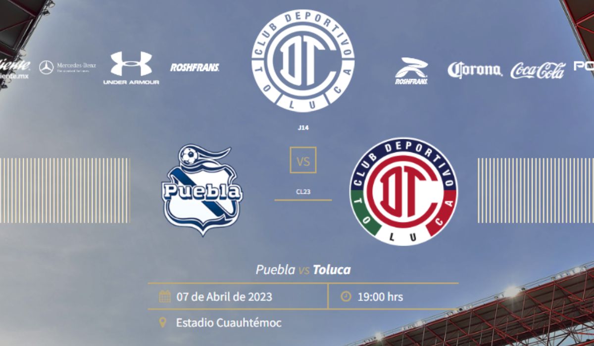 Boletos del partido Puebla y Toluca FC