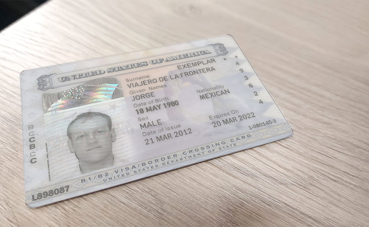 Tarjeta de cruce fronterizo