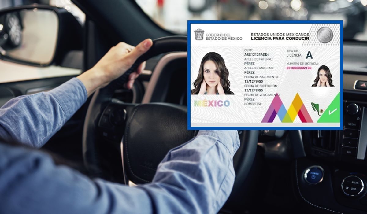 Licencias de conducir Estado de México ejemplo