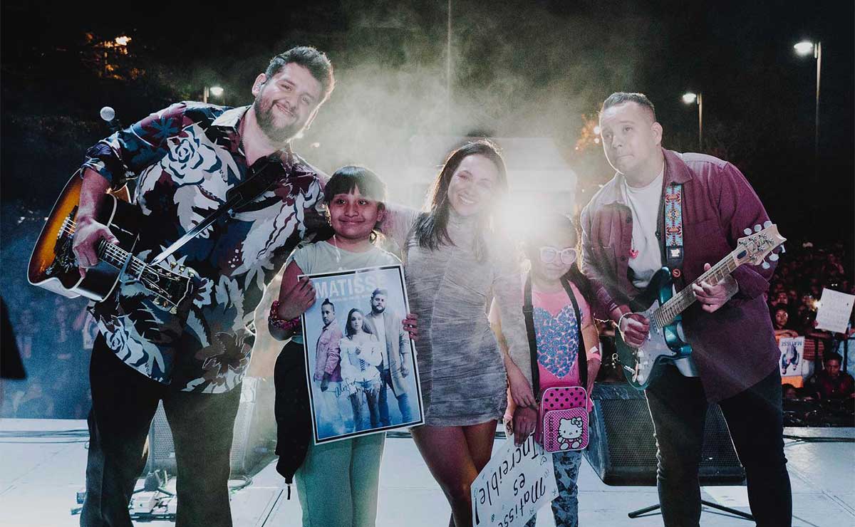 Matisse con sus fans