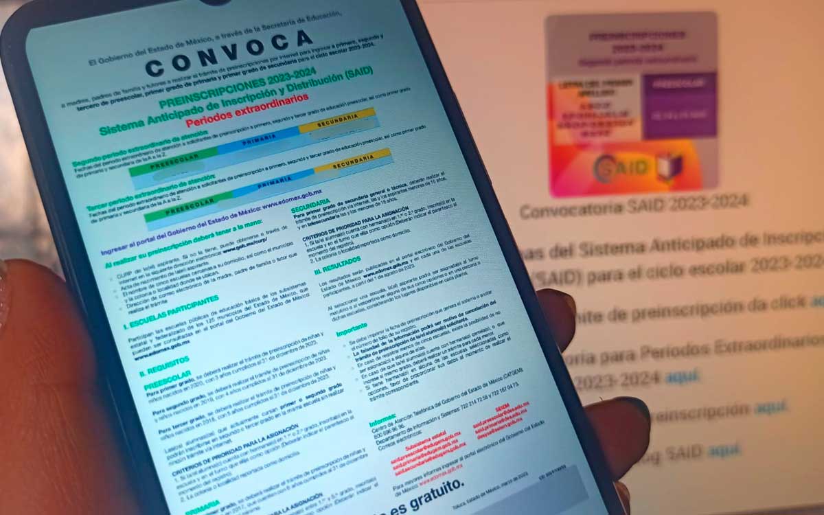 fecha del segundo periodo extraordinario said 2023 edomex asecundaria