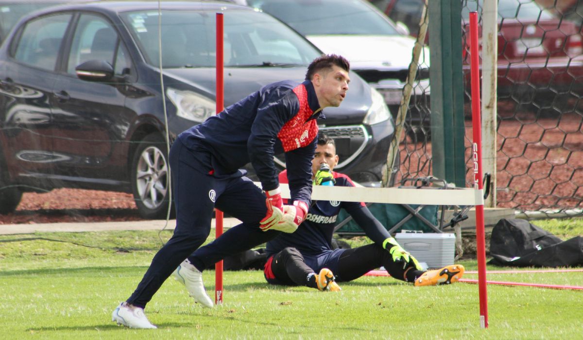 Entrenamiento semanal de Tiago Volpi