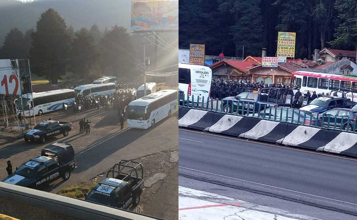 Bloqueo en la carretera México-Toluca