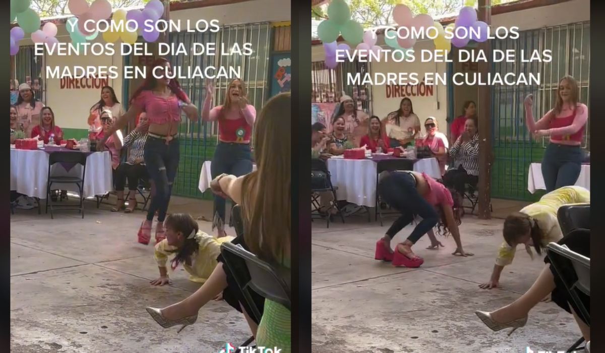 “Todo por un tupper”, Mamás bailan a ritmo de Bad Bunny en el festival del 10 de mayo