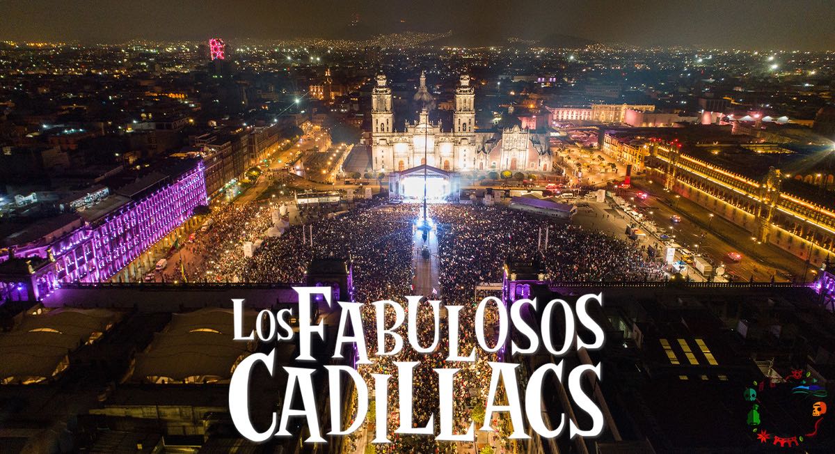 Los Fabulosos Cadillacs en el Zócalo de CDMX