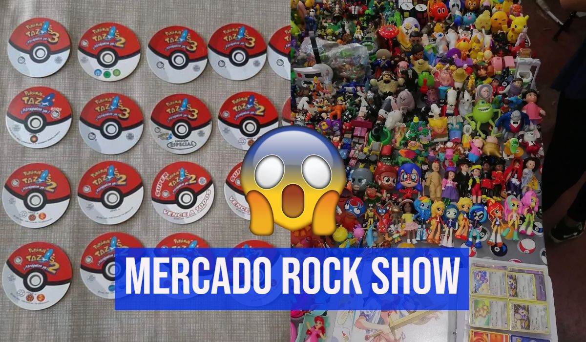 ¿Amante de los juguetes?, tienes que visitar el mercado Rock Show 