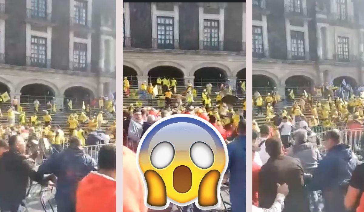 ¿No que muy amigos?, volaron las sillas en cierre de campaña en Toluca || VIDEO Noticias