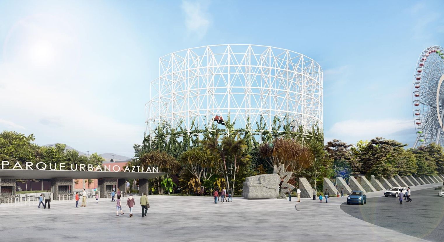 ¿Te gustan los juegos mecánicos?, visita el nuevo Parque Aztlán, ¡Ya casi abre!