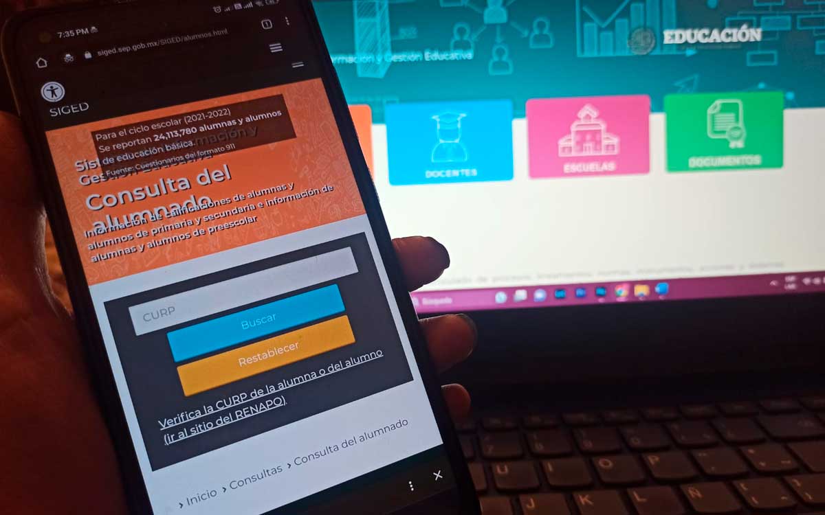 pagina digital para consultar y descargar la ultima boleta de calificaciones sep 2022-2023