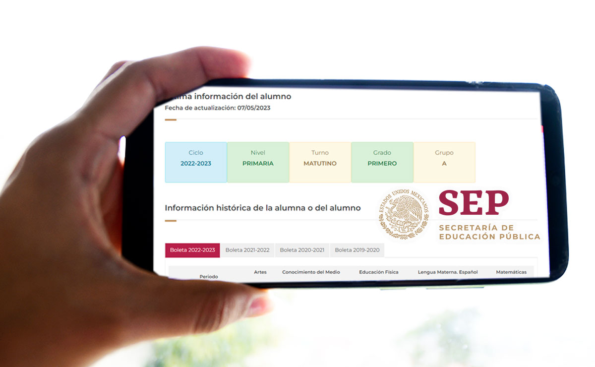 Boleta de calificaciones SEP 2022-2023