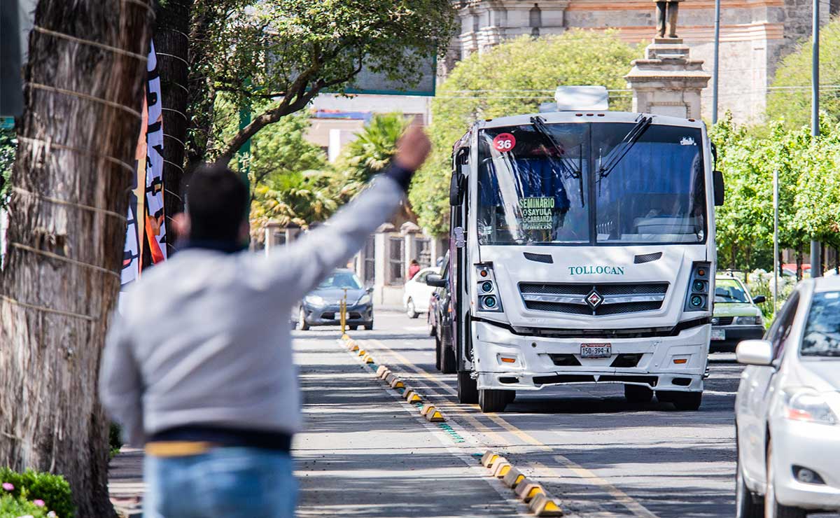 Denuncian incremento de inseguridad en el transporte público de Toluca