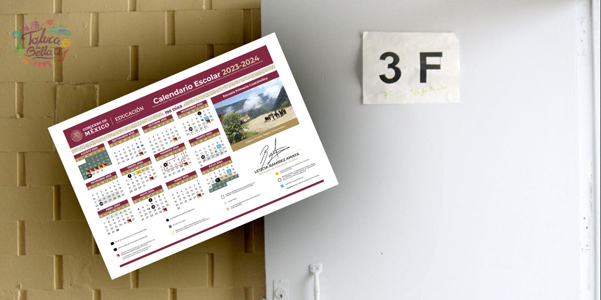 Inicio de clases y puentes del siguiente ciclo escolar 2023-2024