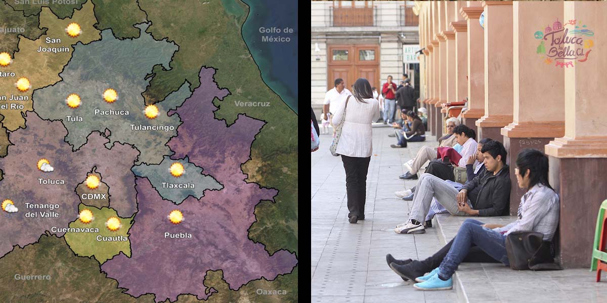 Pronóstico del clima en el Valle de México ¿Qué temperaturas habrá?