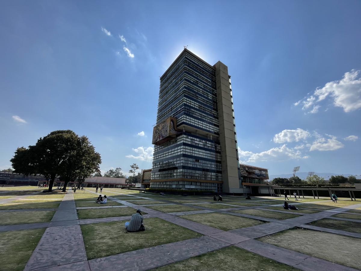 Imagen de CU por clases en la UNAM