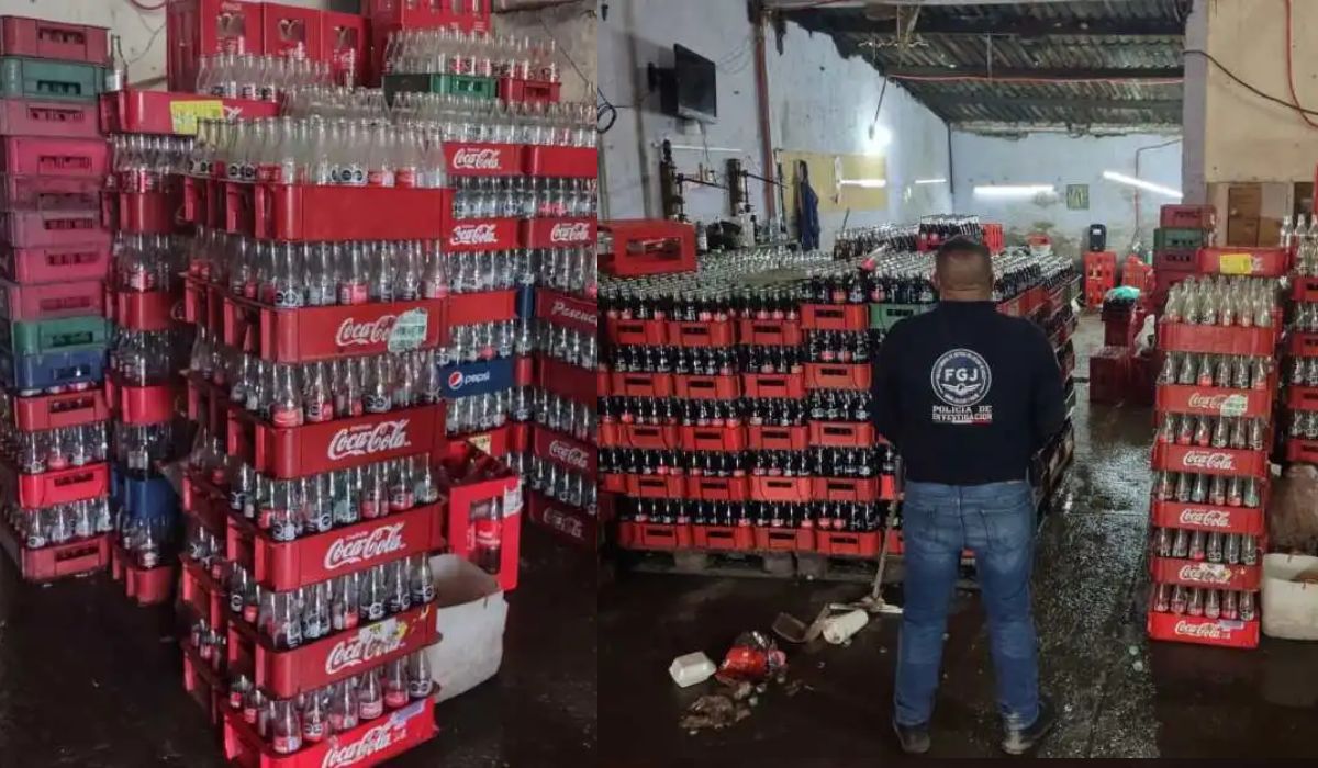 Autoridades desmantelan fábrica de Coca Cola pirata en el EdoMéx