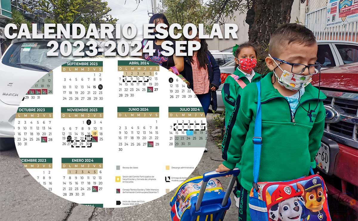 Propuesta oficial del calendario escolar 2023-2024