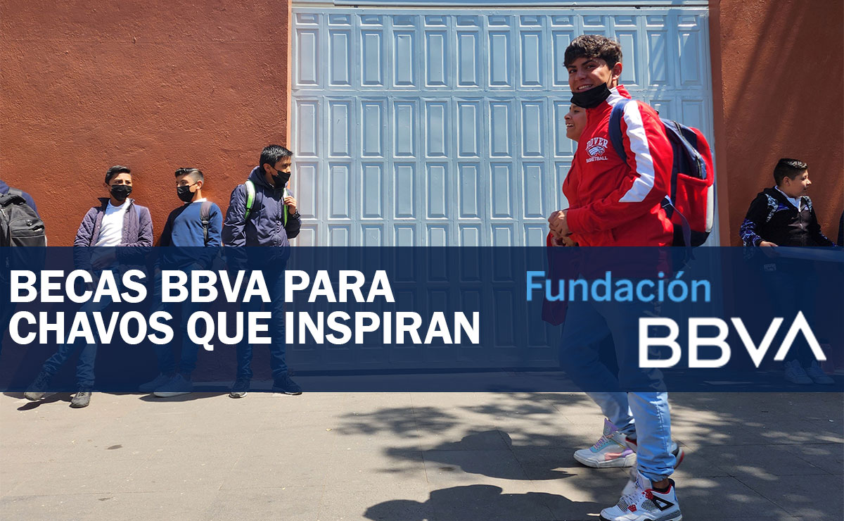 Alumno beneficiado por las becas BBVA 2023