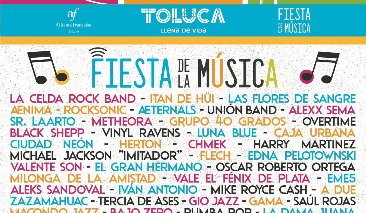 La Fiesta de la Música llega a Toluca este 2023, ¡Es puro talento mexiquense!
