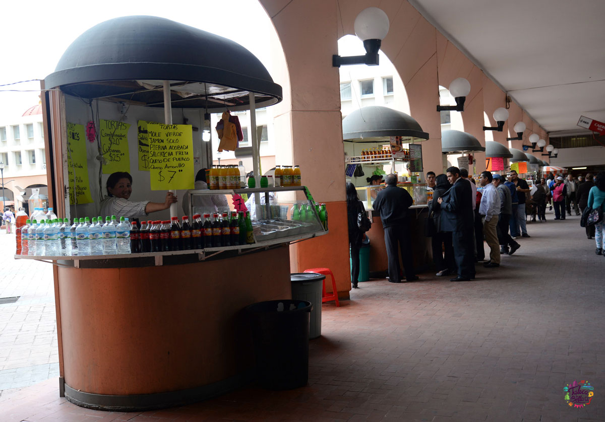 Tortas en los portales de Toluca económicas